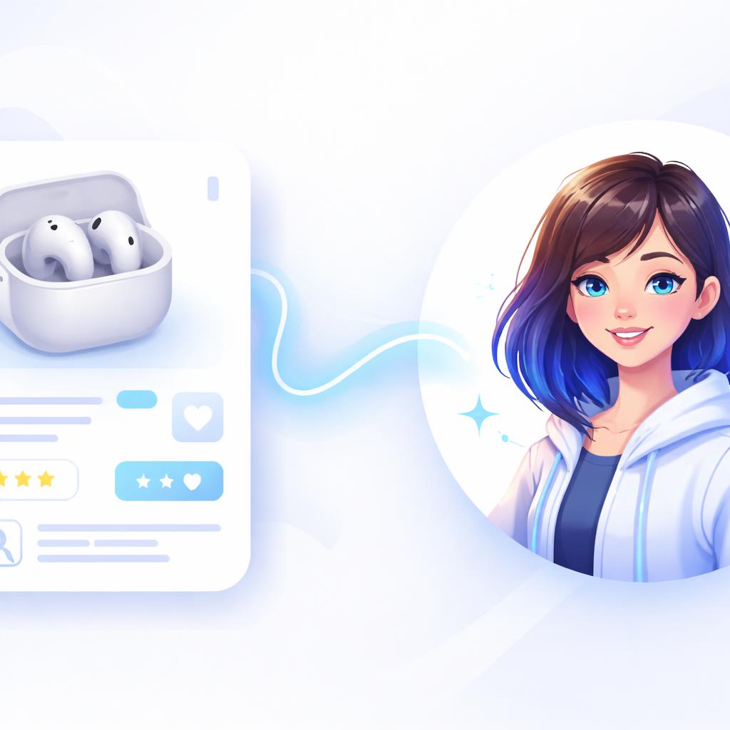 Matching an AI avatar persona to a product