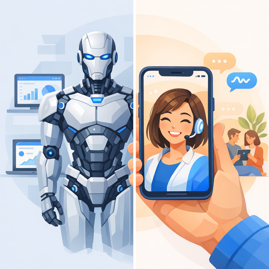 Comparing rigid AI to authentic, humanized AI avatars