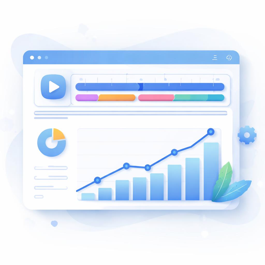 Tracking ROI on boring product video marketing Video metrics dashboard
