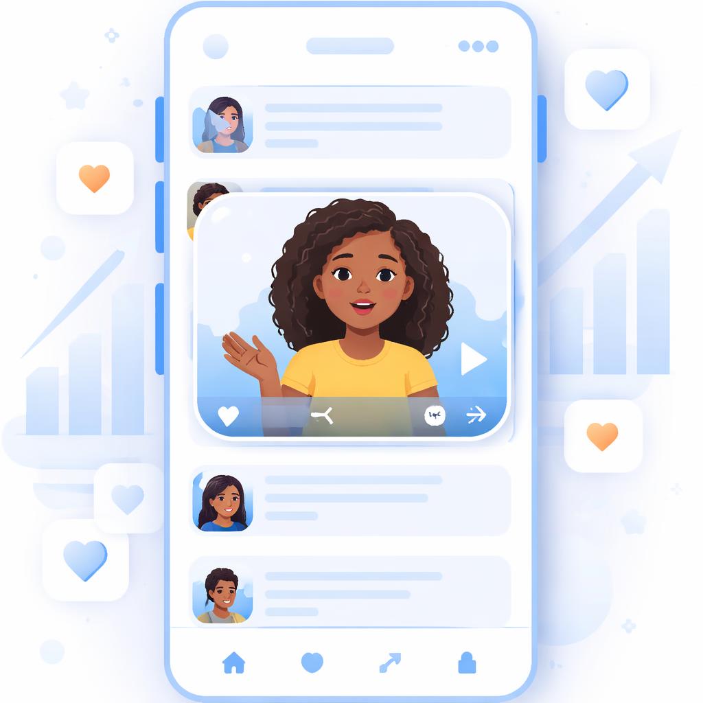 Social media feed showing a native-style reply ad