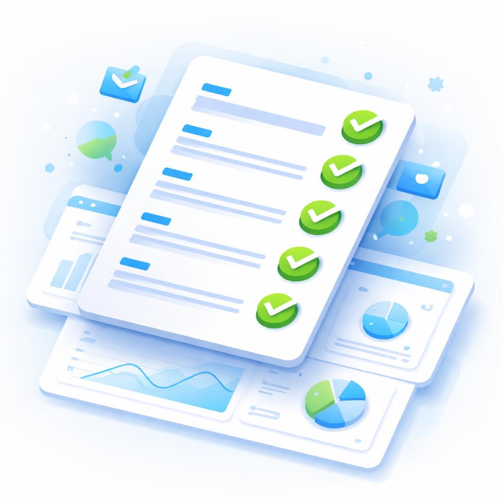 Checklist illustration for comparison strategy