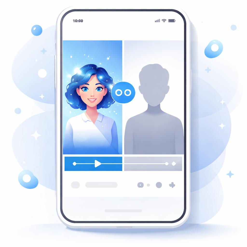 Split screen comparison of AI UGC vs generic ads