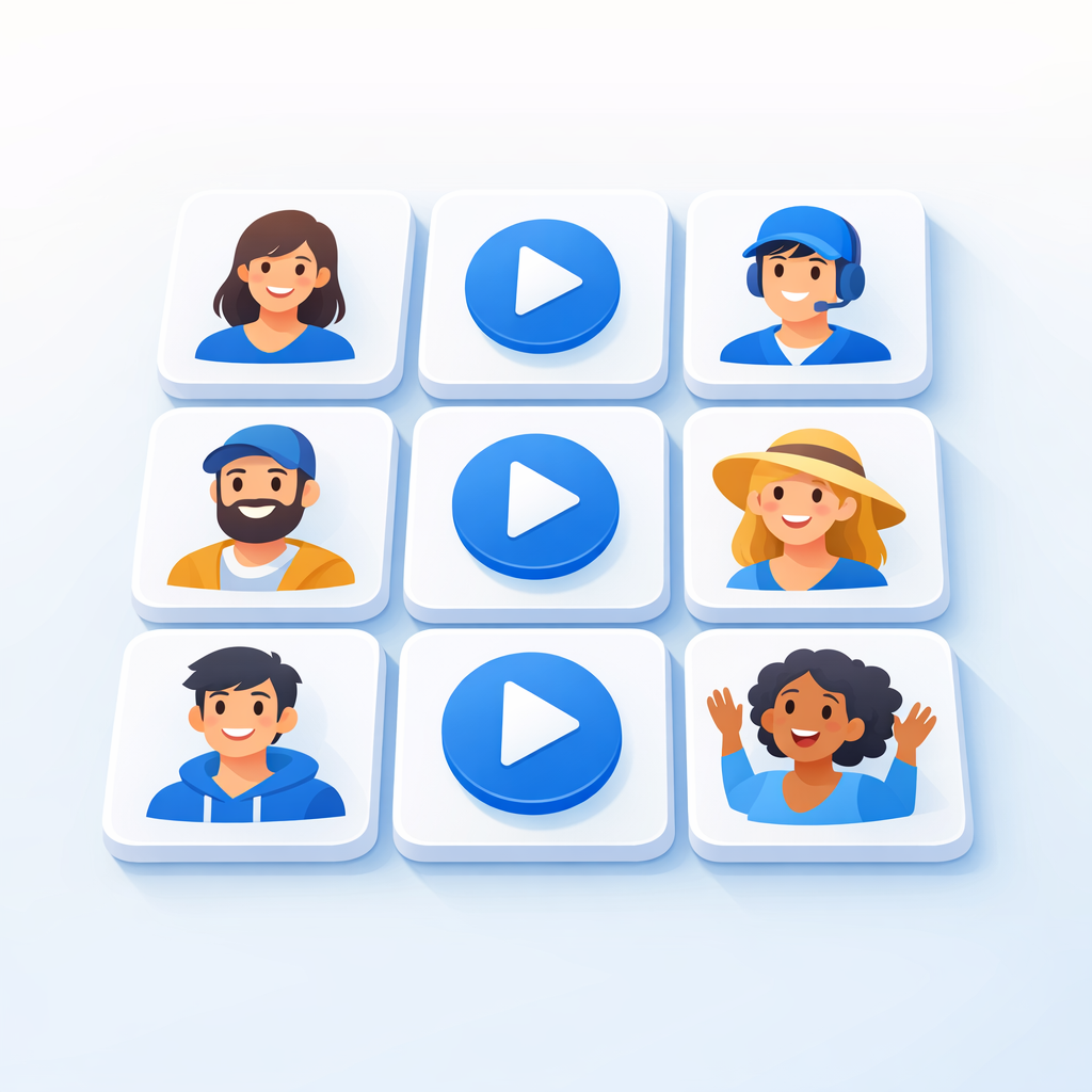A testing matrix showing multiple AI UGC video hook variations for Shopify ads Testing Matrix for Shopify Video Hooks