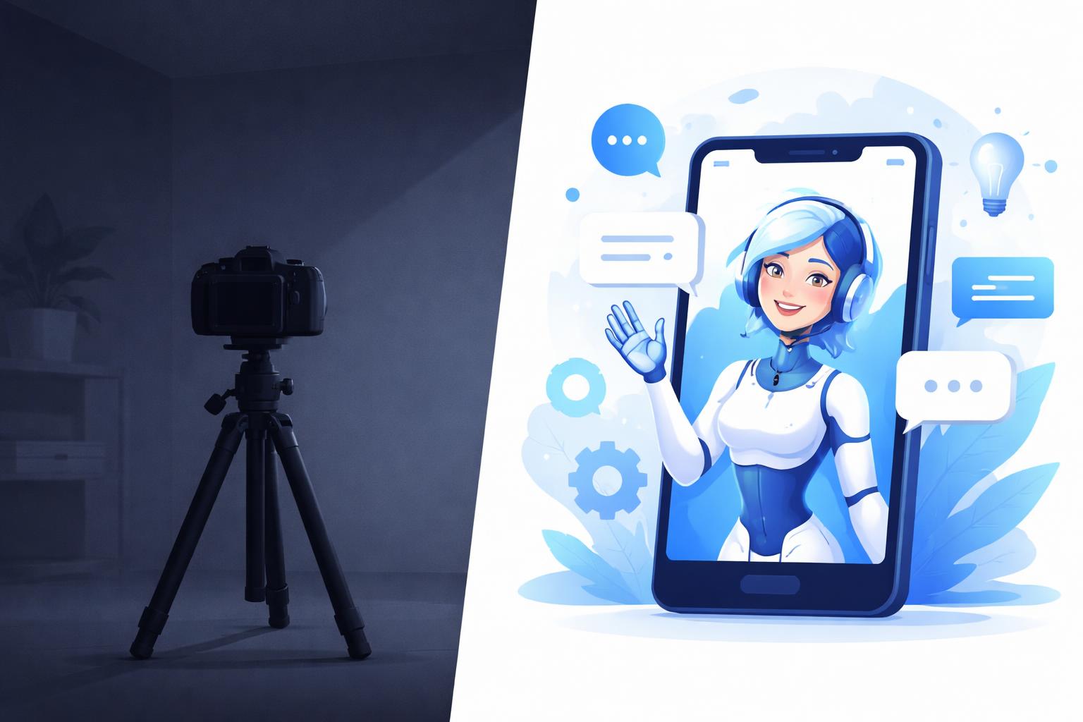 AI Avatar vs Traditional Setup