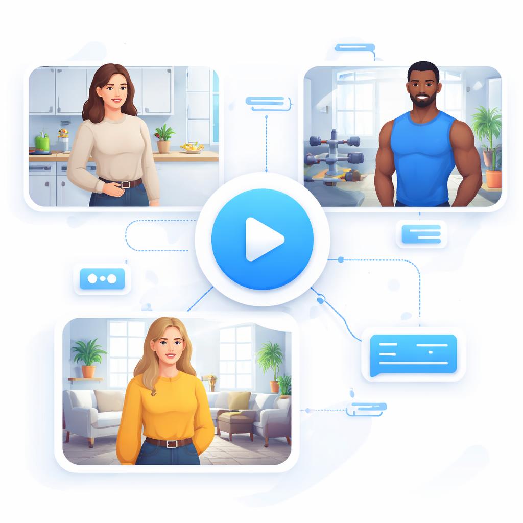 A virtual studio setup for creating UGC without physical samples Virtual Studio Setup