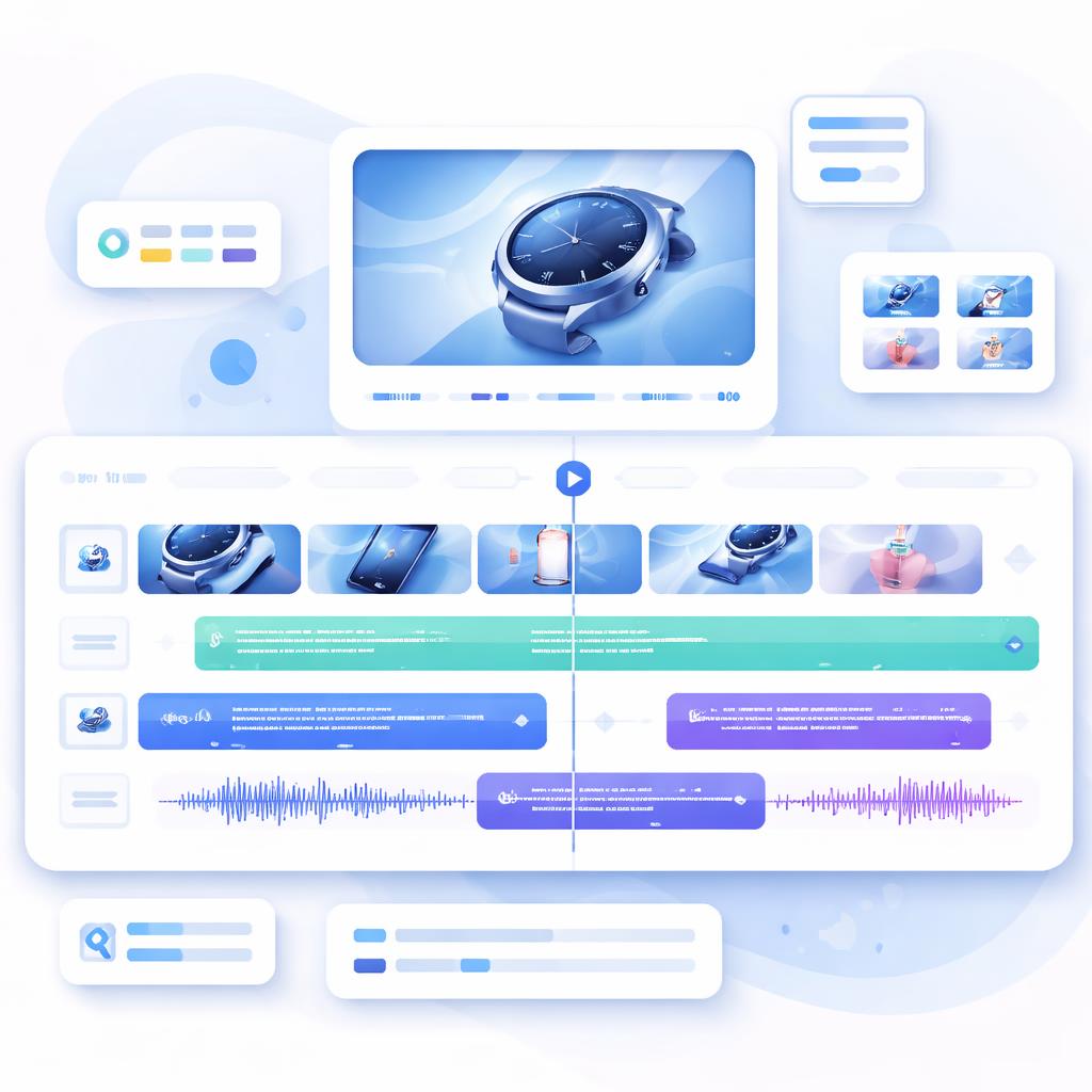 A professional video editing timeline showcasing how to structure a high-ticket product story.
