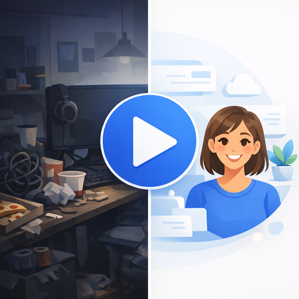 Optimizing video environments to boost hook rate A comparison of cluttered scenes vs clean AI environments
