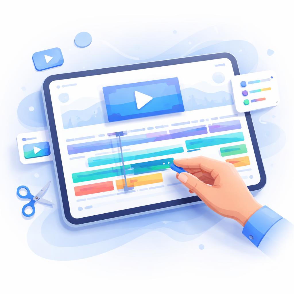 Editing video segments in a timeline