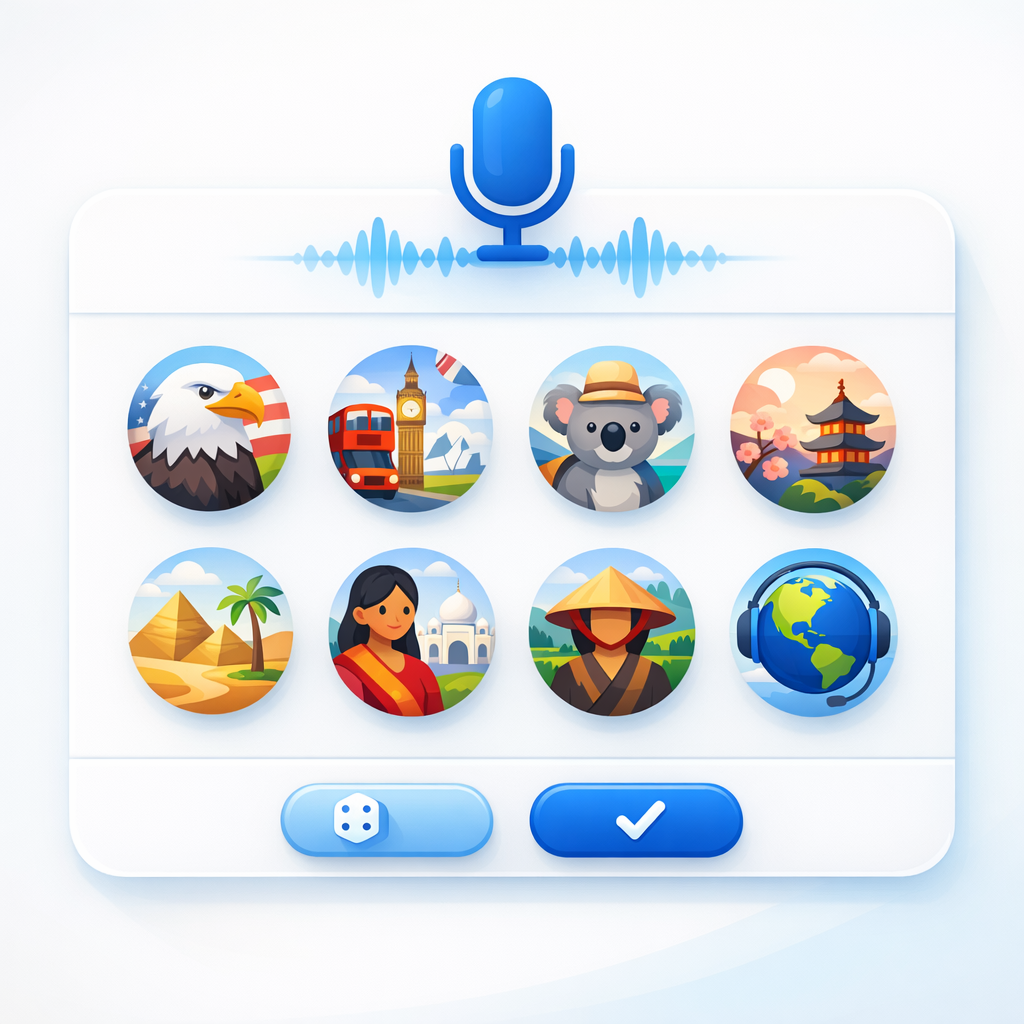 AI voice controls for localized UGC