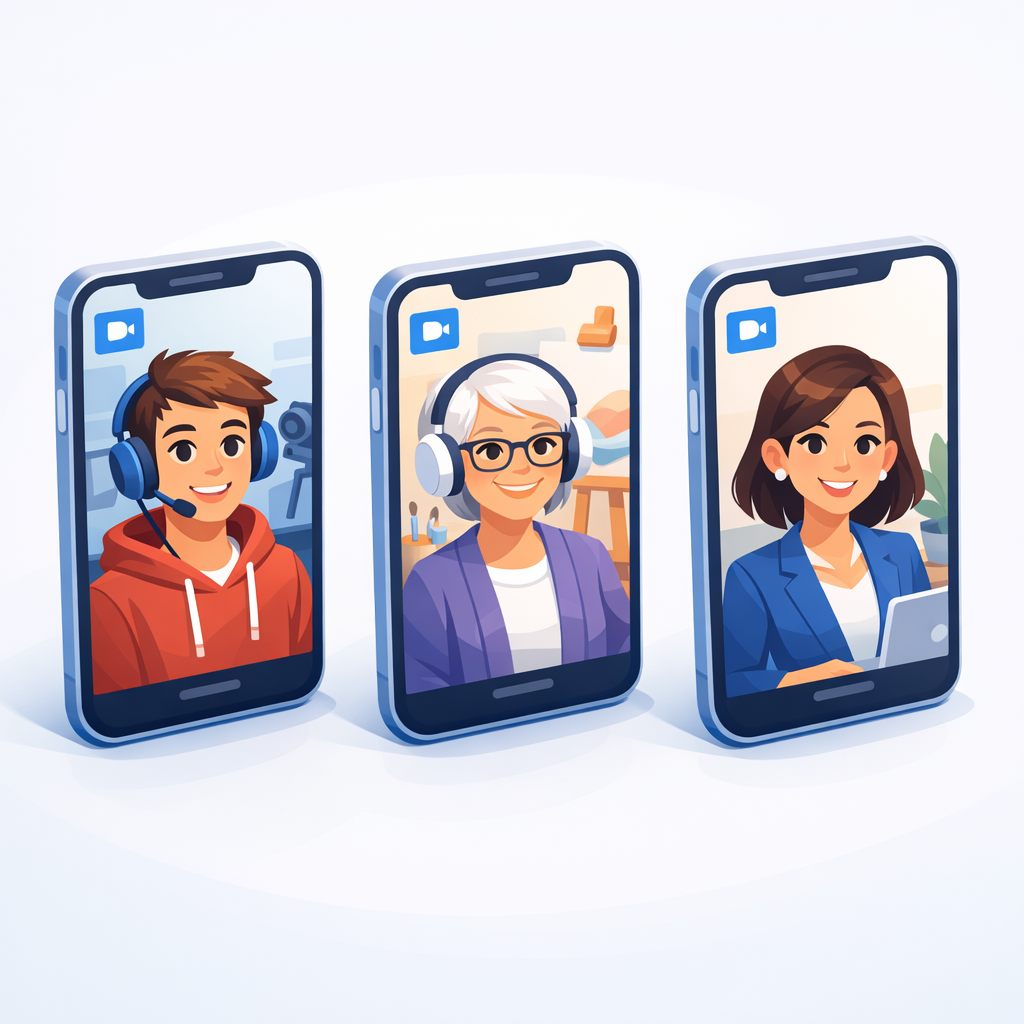Diverse AI avatars representing different customer personas