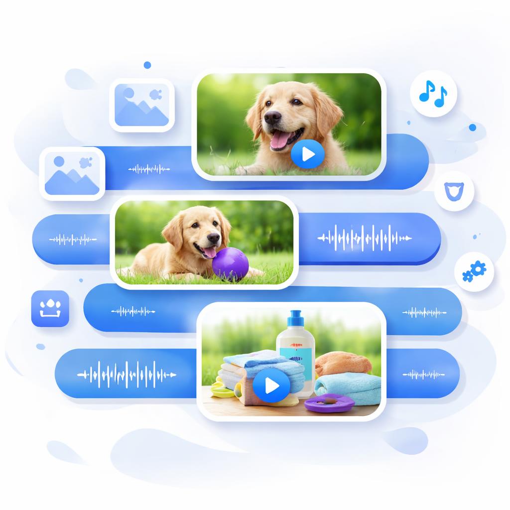 Video Editing Timeline Illustration