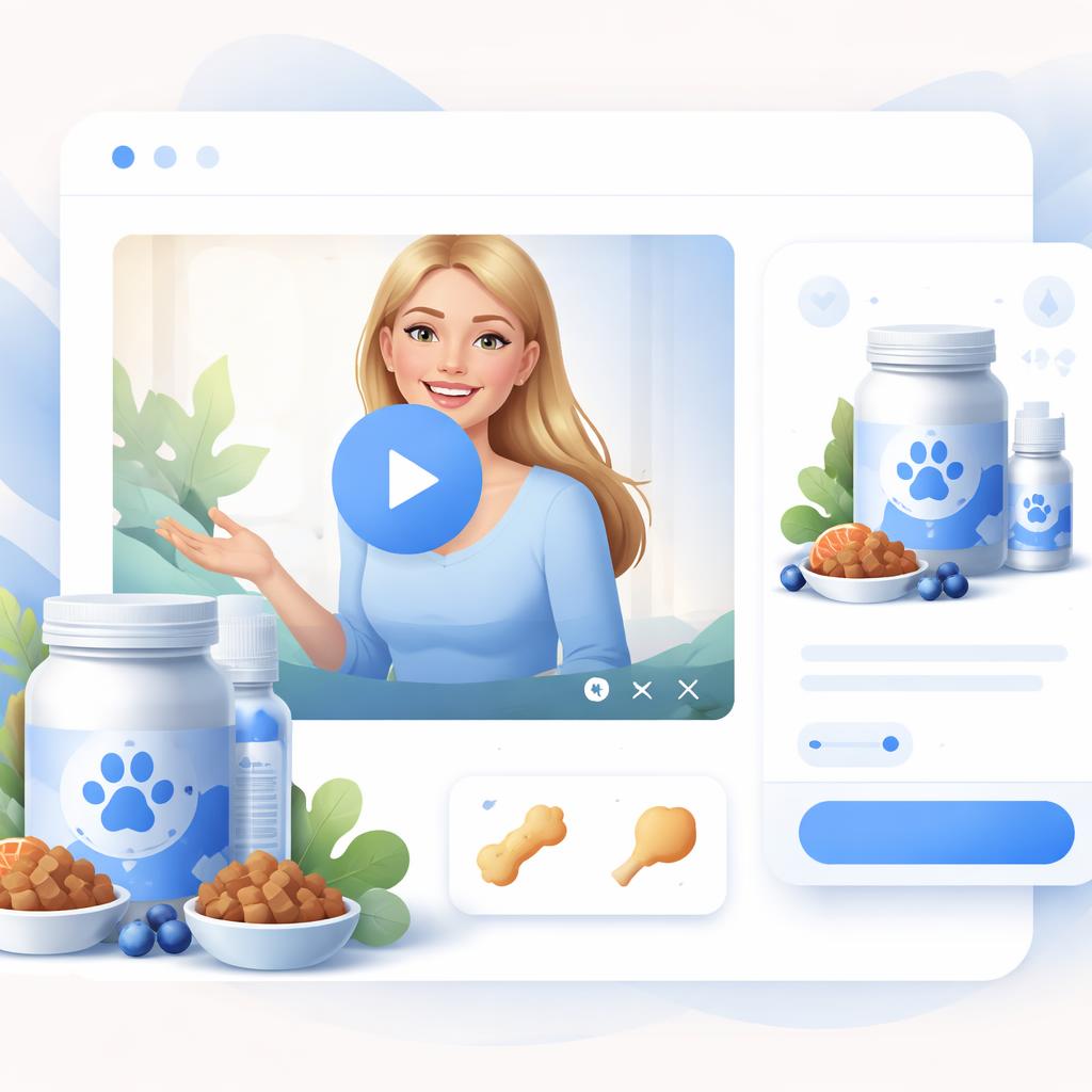 AI UGC video on a Shopify pet product page