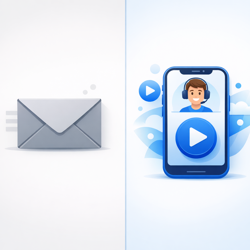 Email vs Video Comparison
