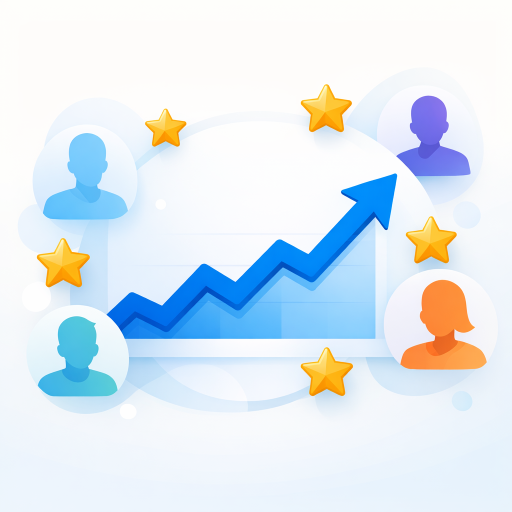 Chart showing how video social proof increases conversion rates Social Proof Growth Chart