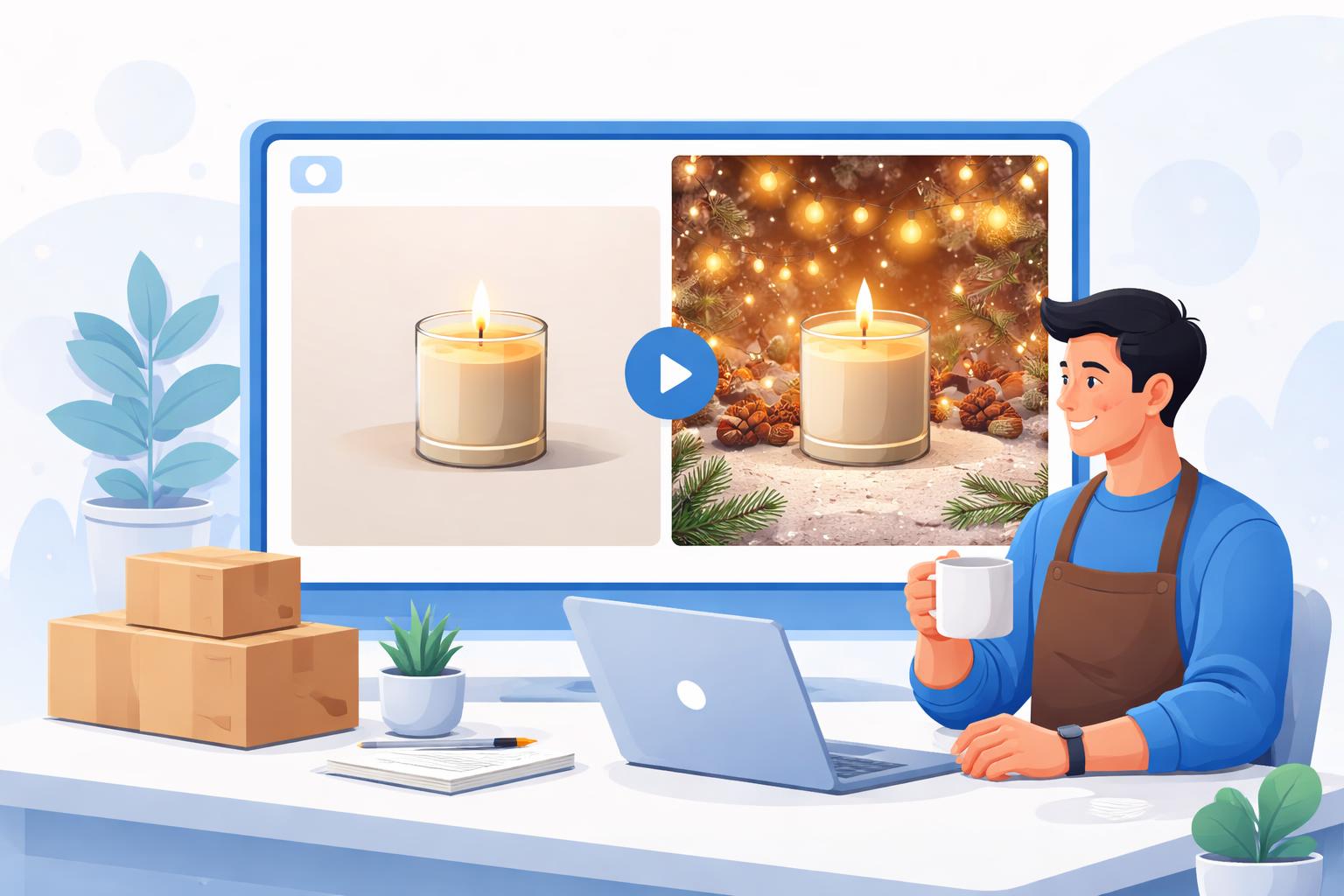 How to Turn Evergreen Product Videos into Holiday Winners Using AI Backgrounds