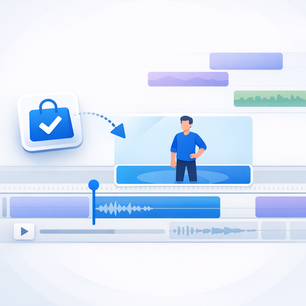 Creating video timelines for Shopify