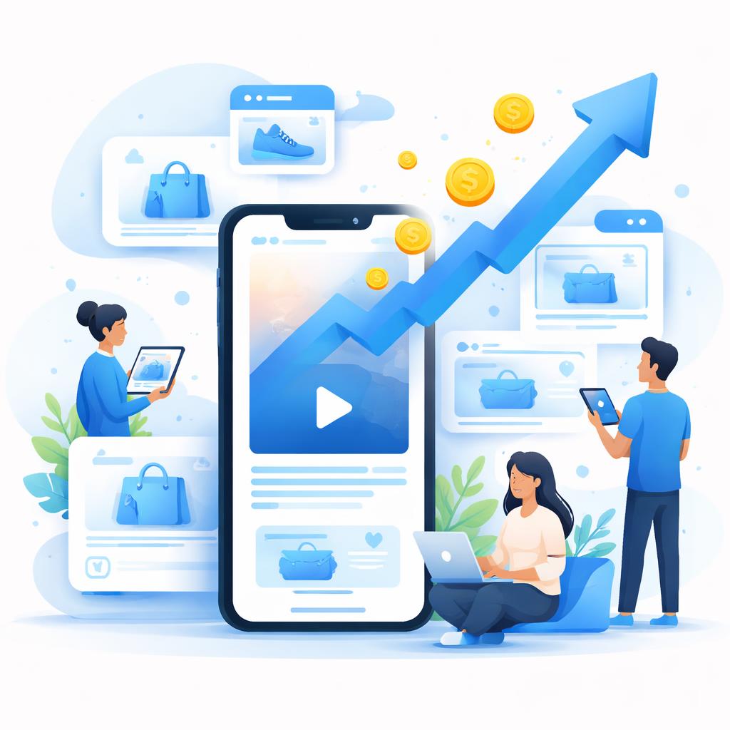 Growth chart showing increased conversion rates