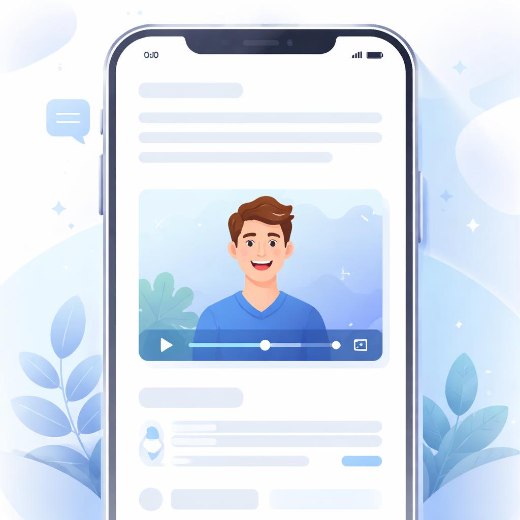 A creator avatar demonstrating a product on a mobile screen