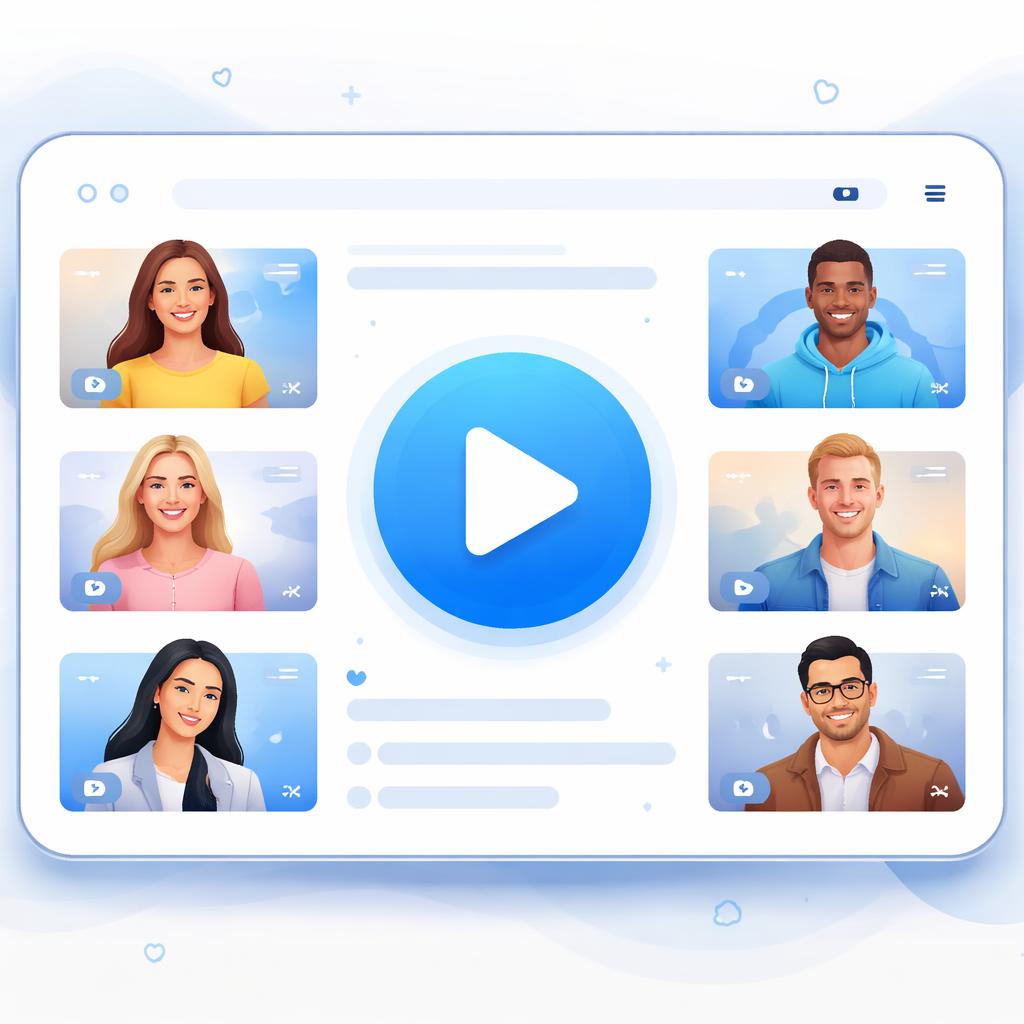 TikTok Feed Illustration