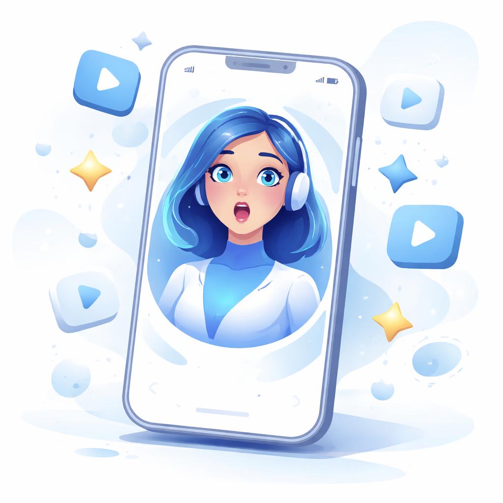 Cold audience shopify video ad scripts hook A cold audience hook represented by a surprised AI avatar
