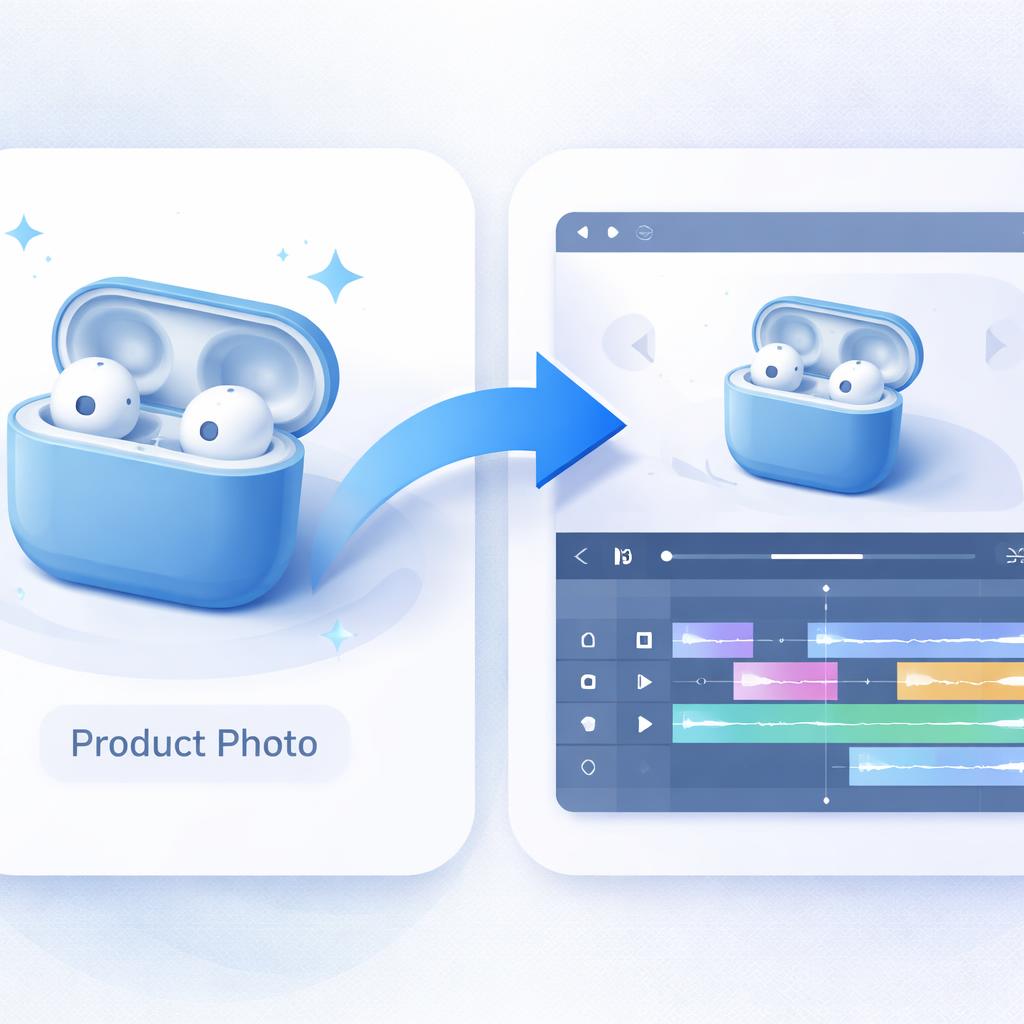 The process of turning product ideas into video ads