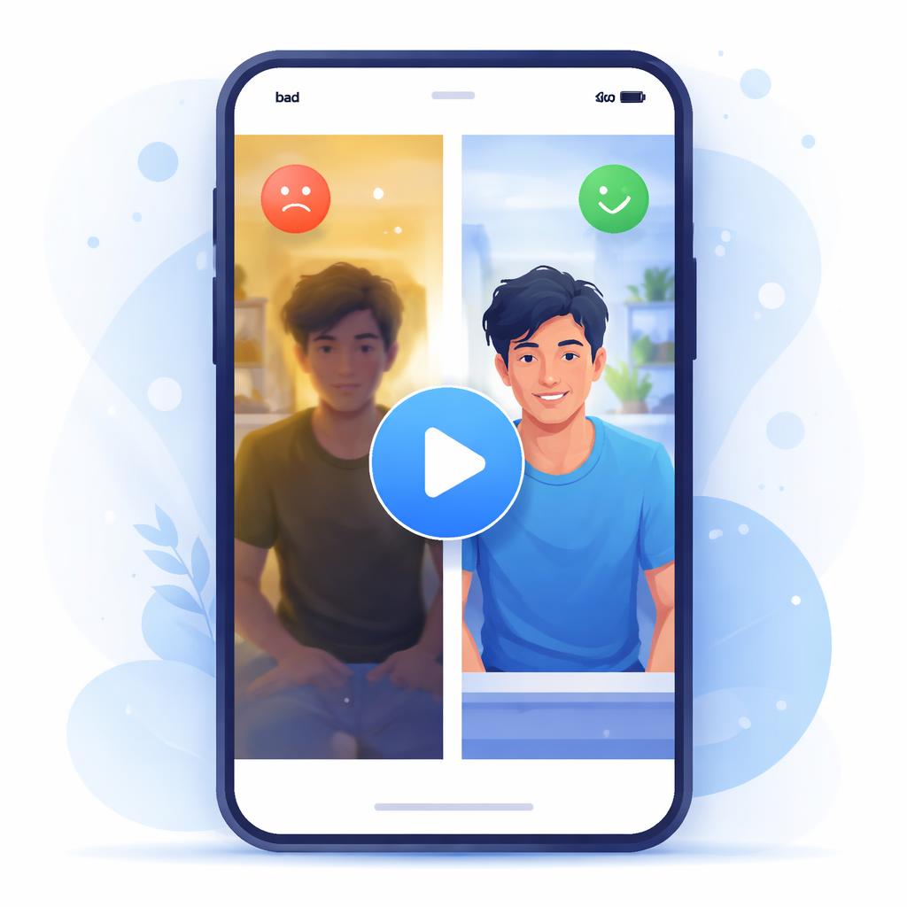The split-screen comparison video strategy for Shopify ads A split-screen comparison video on a mobile device