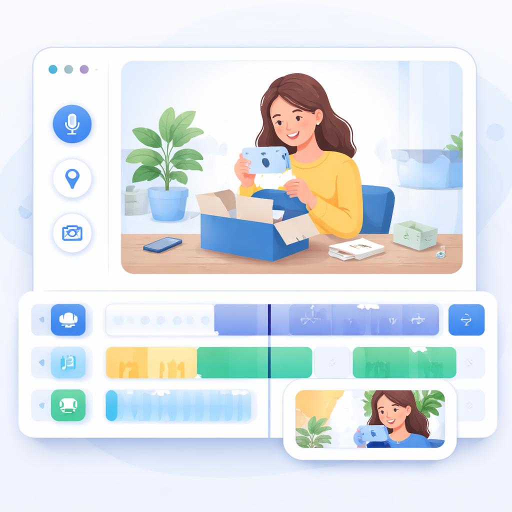 AI UGC Video Timeline Editor