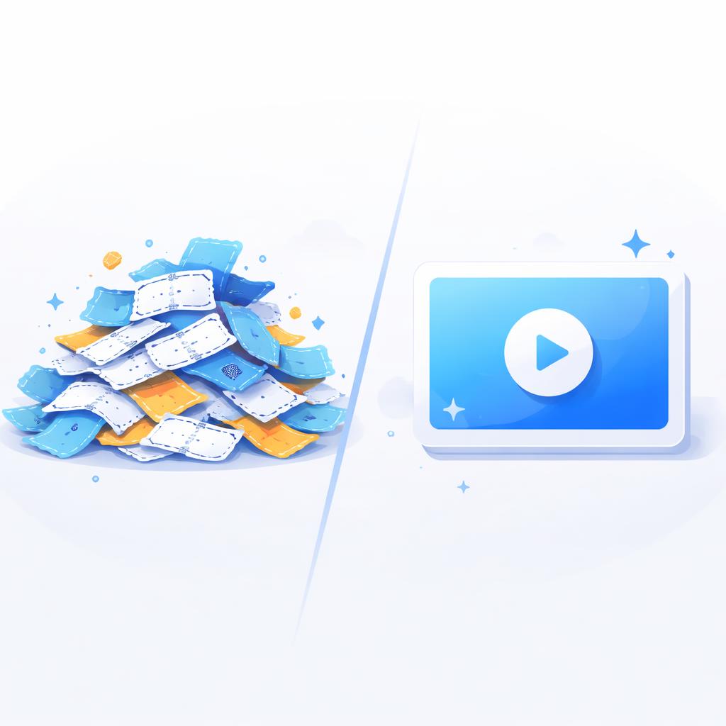 Messy support tickets vs clean video solution